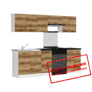 Кухня Junona Line 240 Дуб делано светлый/Белый BRW...